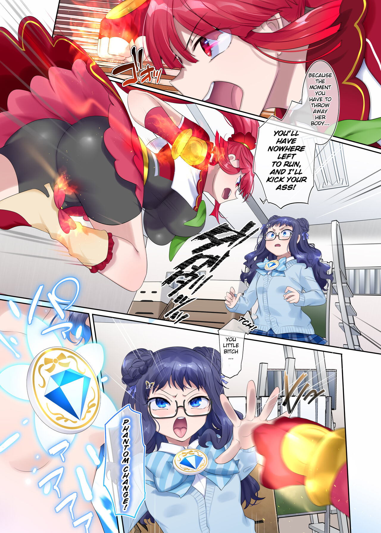 [Hairu Nukemichi (Arubento, Hiiragi Popura)] Mugen Seiki EX-Phantom season 2 ~Kokoro o Otosareru Hiiro no Mahou Shoujo~ [English] [TheFrogManScans] imagen número 26