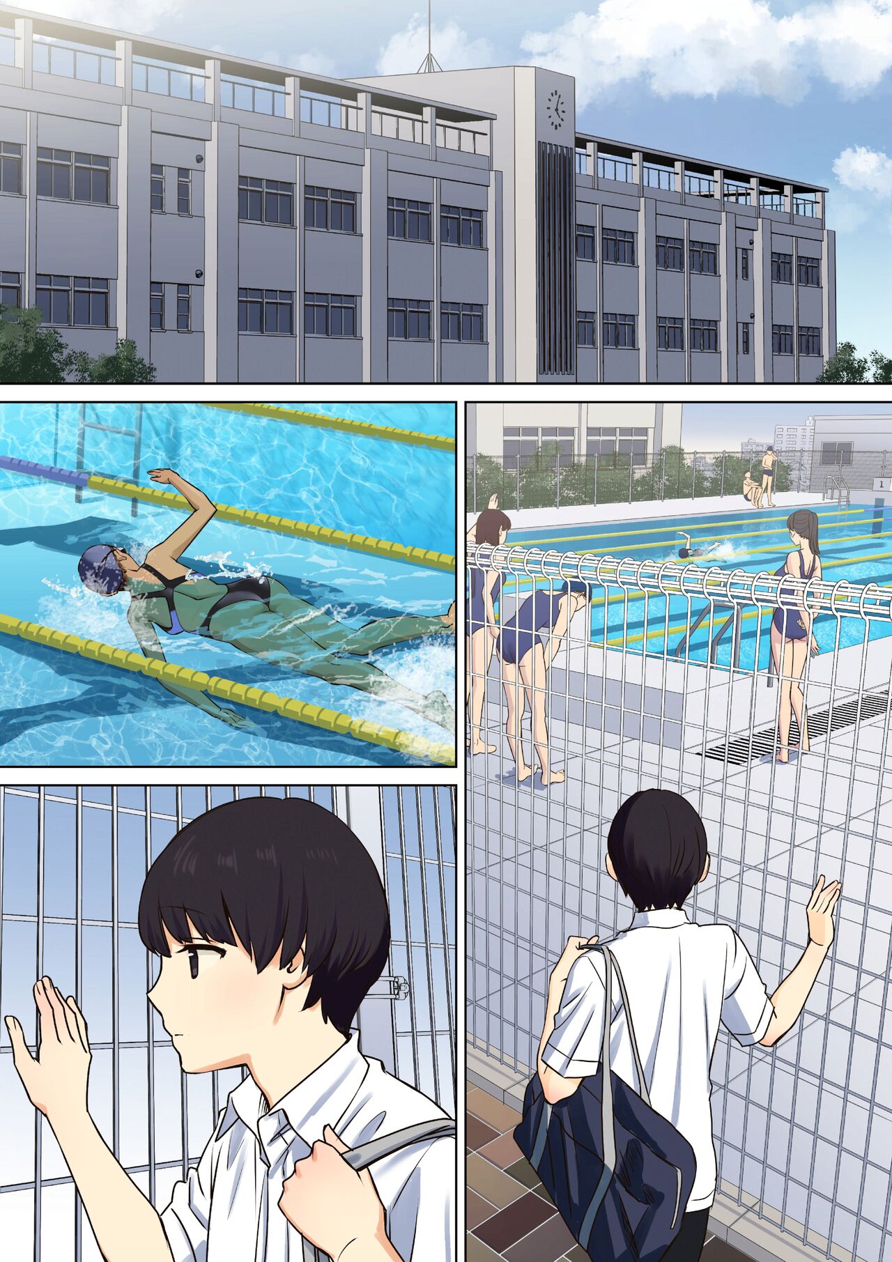 [Oshima Aki] Kanojo no Okaa-san ni Doutei o Ubawareru Hanashi 1 | 我被她的媽媽奪去了處男的故事 1 [Chinese] [Decensored] image number 3