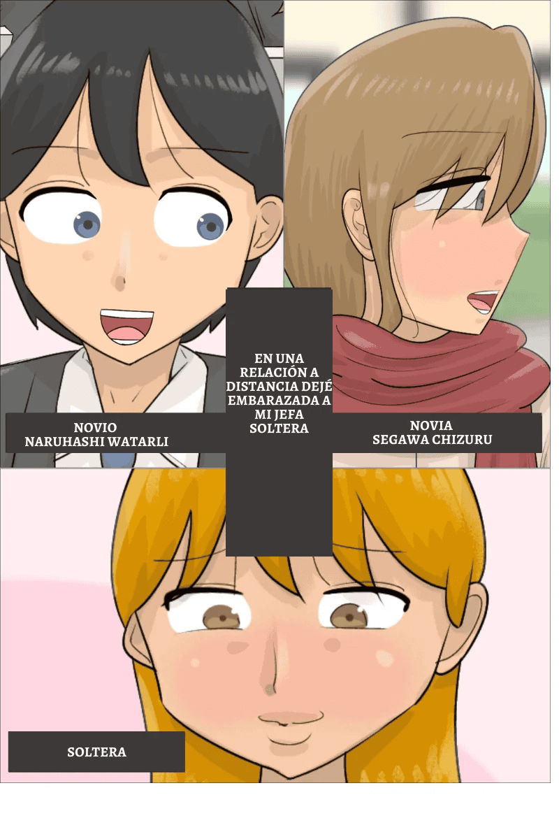 [Penchapen] Enkyori Renai Chuu ni Dokushin Oba-san o Ninshin Sasete Shimatta. | En Una Relación a Distancia Dejé Embarazada a Mi Jefa Soltera [Spanish] image number 1