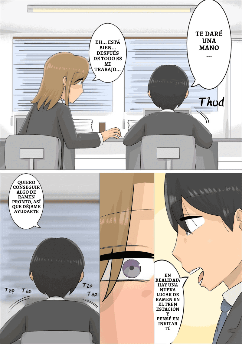 [Penchapen] Enkyori Renai Chuu ni Dokushin Oba-san o Ninshin Sasete Shimatta. | En Una Relación a Distancia Dejé Embarazada a Mi Jefa Soltera [Spanish] image number 3