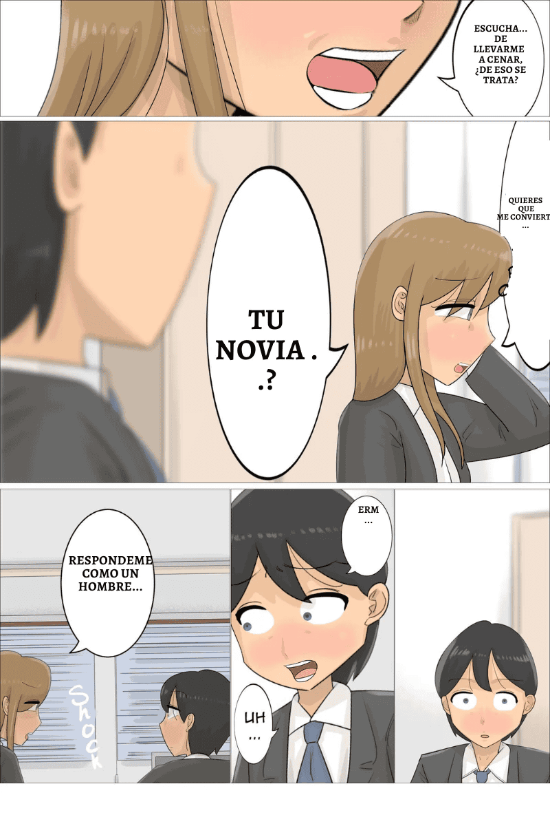 [Penchapen] Enkyori Renai Chuu ni Dokushin Oba-san o Ninshin Sasete Shimatta. | En Una Relación a Distancia Dejé Embarazada a Mi Jefa Soltera [Spanish] image number 7
