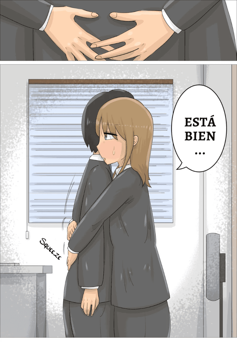 [Penchapen] Enkyori Renai Chuu ni Dokushin Oba-san o Ninshin Sasete Shimatta. | En Una Relación a Distancia Dejé Embarazada a Mi Jefa Soltera [Spanish] image number 9