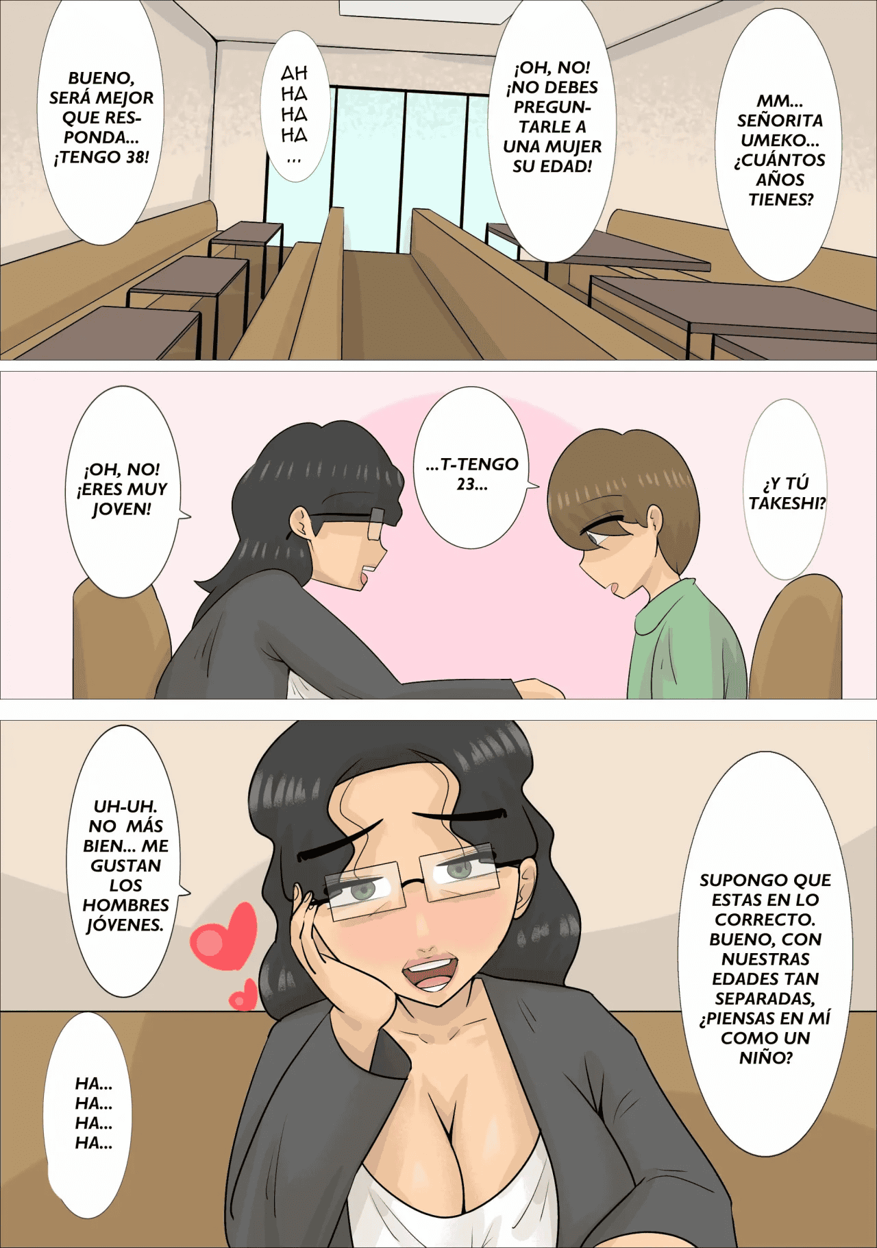 [Penchapen] Dakedo Karadaha Ero i Jukuonnani Netorareta Kareshi | Mi Novio Fue Seducido Por Una Mujer Mayor Poco Atractiva, Pero Con Un Cuerpo Sexy [Spanish] [Xavito] image number 9