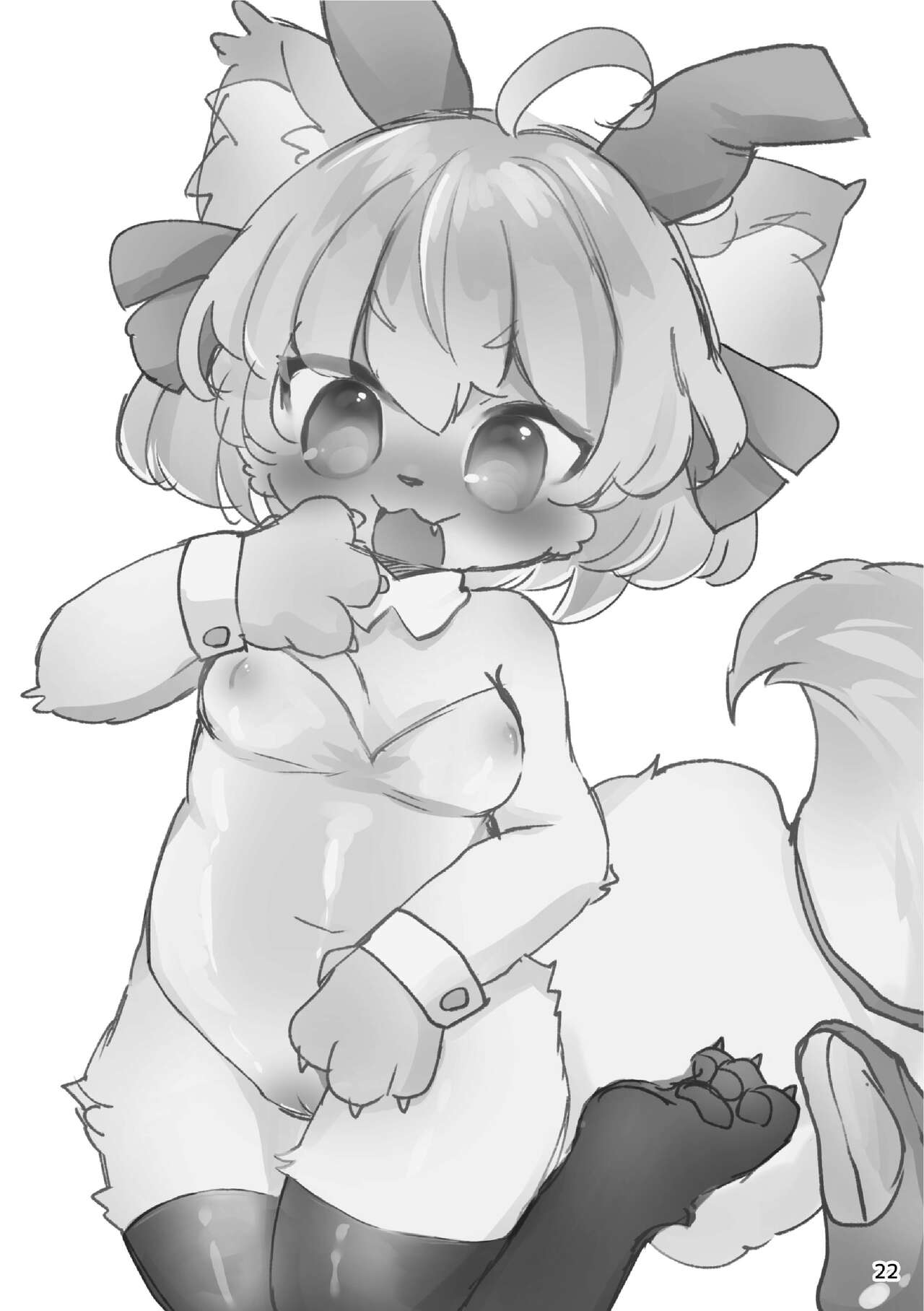 [Haimitsutou (Yukimochi)] 蓬蓬发情中 [Chinese] [zc2333] [Digital] numero di immagine  24