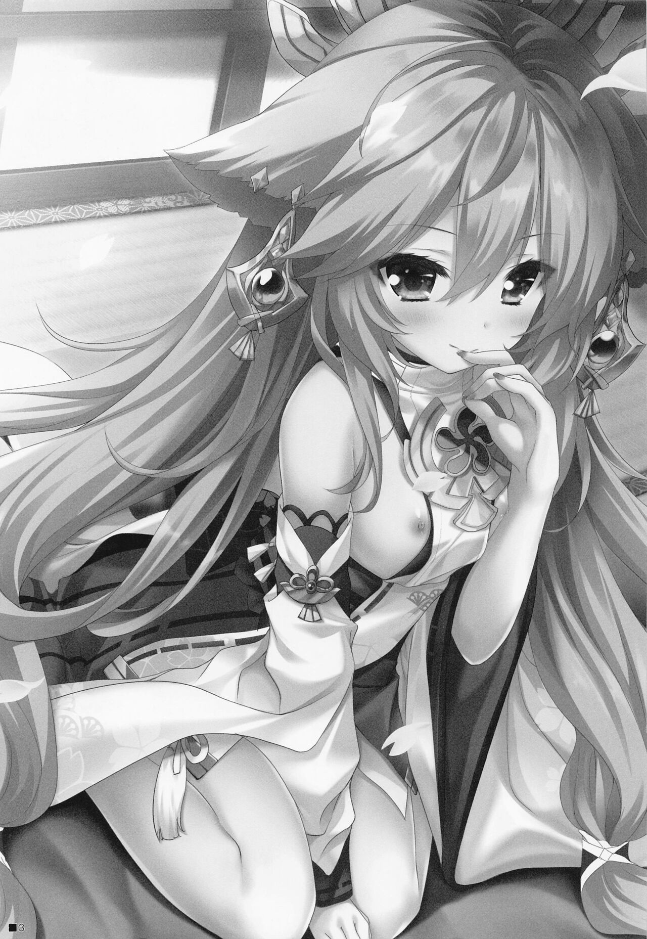 (C101) [ZiP (Moekibara Fumitake)] Kogitsune no Hakarigoto | 小狐狸的计谋 (Genshin Impact) [Chinese] [小苍兰个人汉化] image number 2