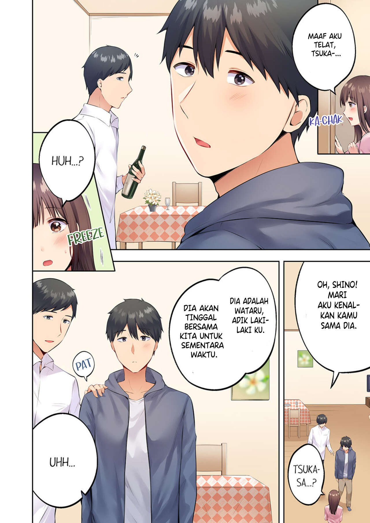 [Yukikuni] Uchiki na Hitozuma no Hashitana Ikikao ~Kairaku ni Aragaenai Kateinai Furin | A Shy Wife's Vulgar O-Face - The Irresistible Pleasure of Cheating at Home 1 [Indonesian] 图片编号 4