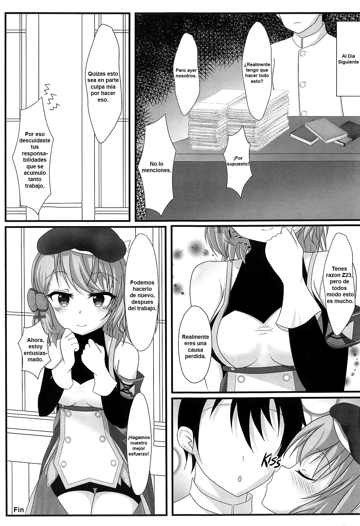 (COMIC1☆15) [Bakuhatsu Market (Minato Akira)] Shikikan wa Hontou ni Shikata ga Nai desu ne | My Commander is Truly a Lost Cause (Azur Lane) [Spanish] [Gato Oscuro] 19eme image
