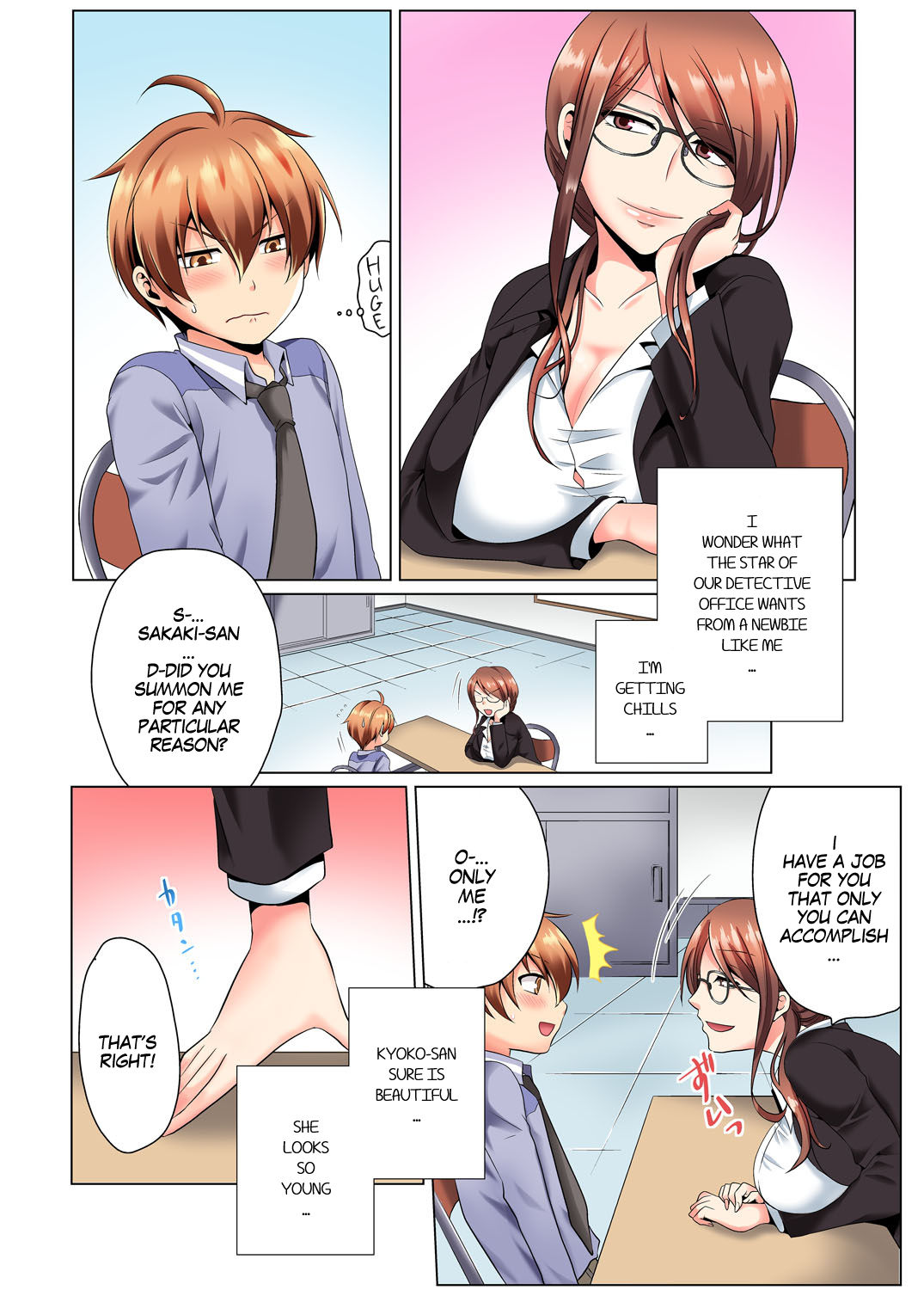 [Matsuyama Hayate, Hitotsuki Katagiri] Sexy Undercover Investigation! Don't spread it too much! Lewd TS Physical Examination Part 1 [English] [SachiKing] [Digital] 画像番号 3