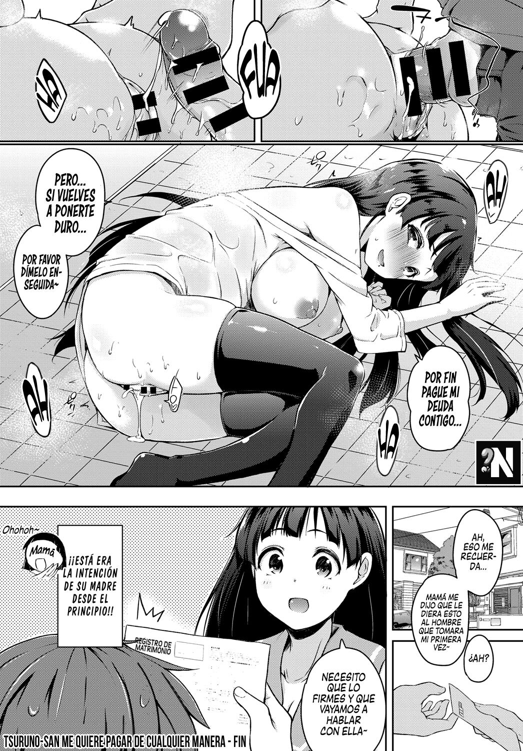 [Kaiduka] Tsuruno-san wa Tonikaku On o Kaeshitai. | Tsuruno-san me quiere Pagar de Cualquier Manera. (COMIC Anthurium 2016-11) [Spanish] [NekoCreme] [Digital] numero di immagine  19