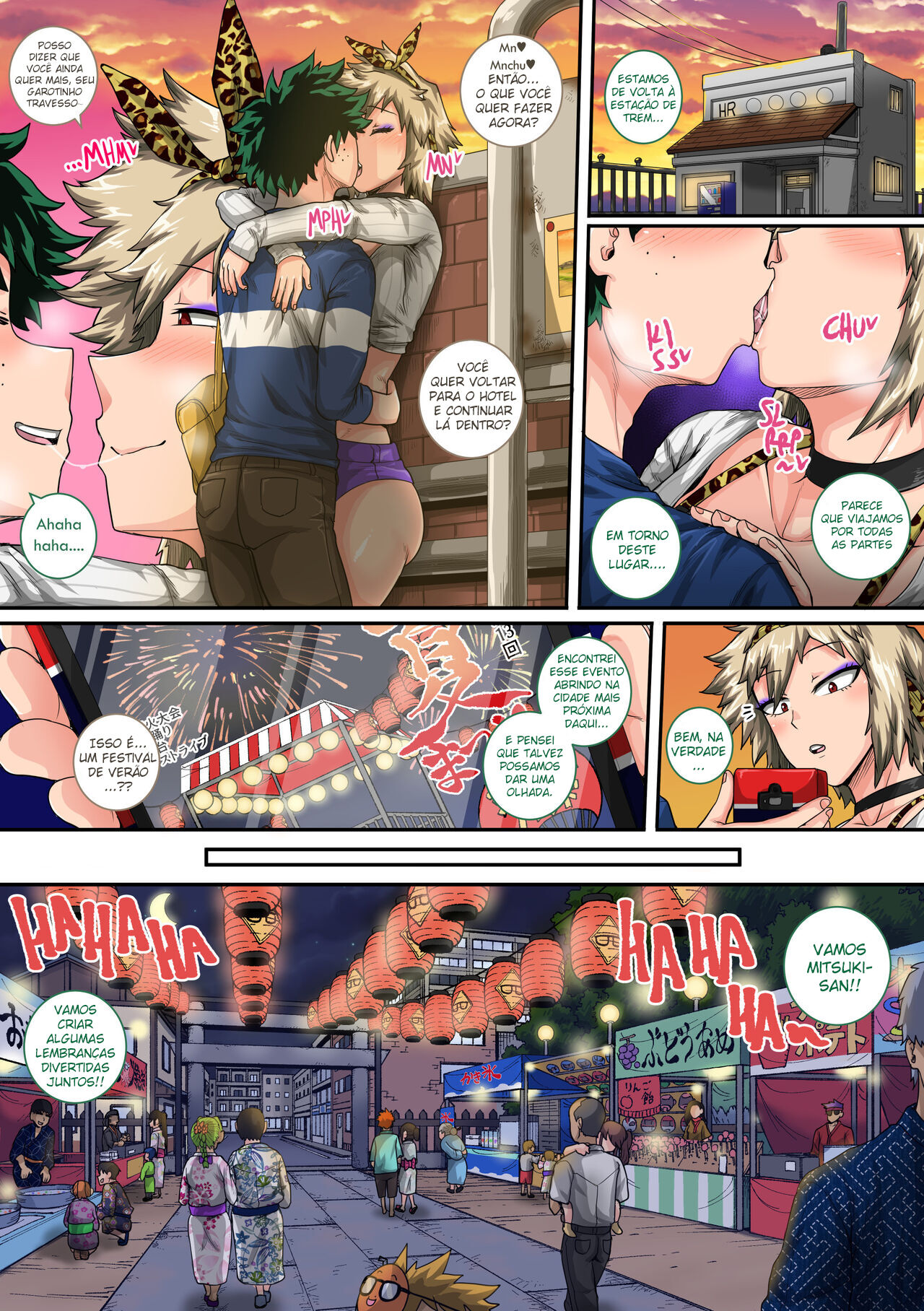 [Juicebox Koujou (Juna Juna Juice)] Boku no Harem Academia Bakugou Mama to no Natsuyasumi "Chuunen" | Férias de Verão com a Mãe do Bakugo Parte 2 (Boku no Hero Academia) [Portuguese-BR] [Ican] imagen número 49