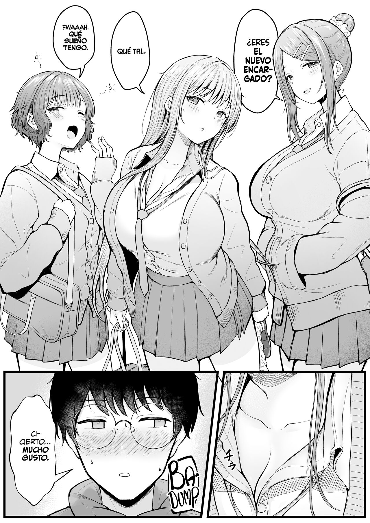 [Nekomimi to Kuro Mask (cielo)] Joshiryou Kanrinin no Boku wa Gal Ryousei ni Furimawasarete masu | Soy el Administrador del Dormitorio de Chicas, Siendo Manipulado por las Chicas que Viven Ahí. [Spanish] [EromegameTT y NTINFS] Bildnummer 4