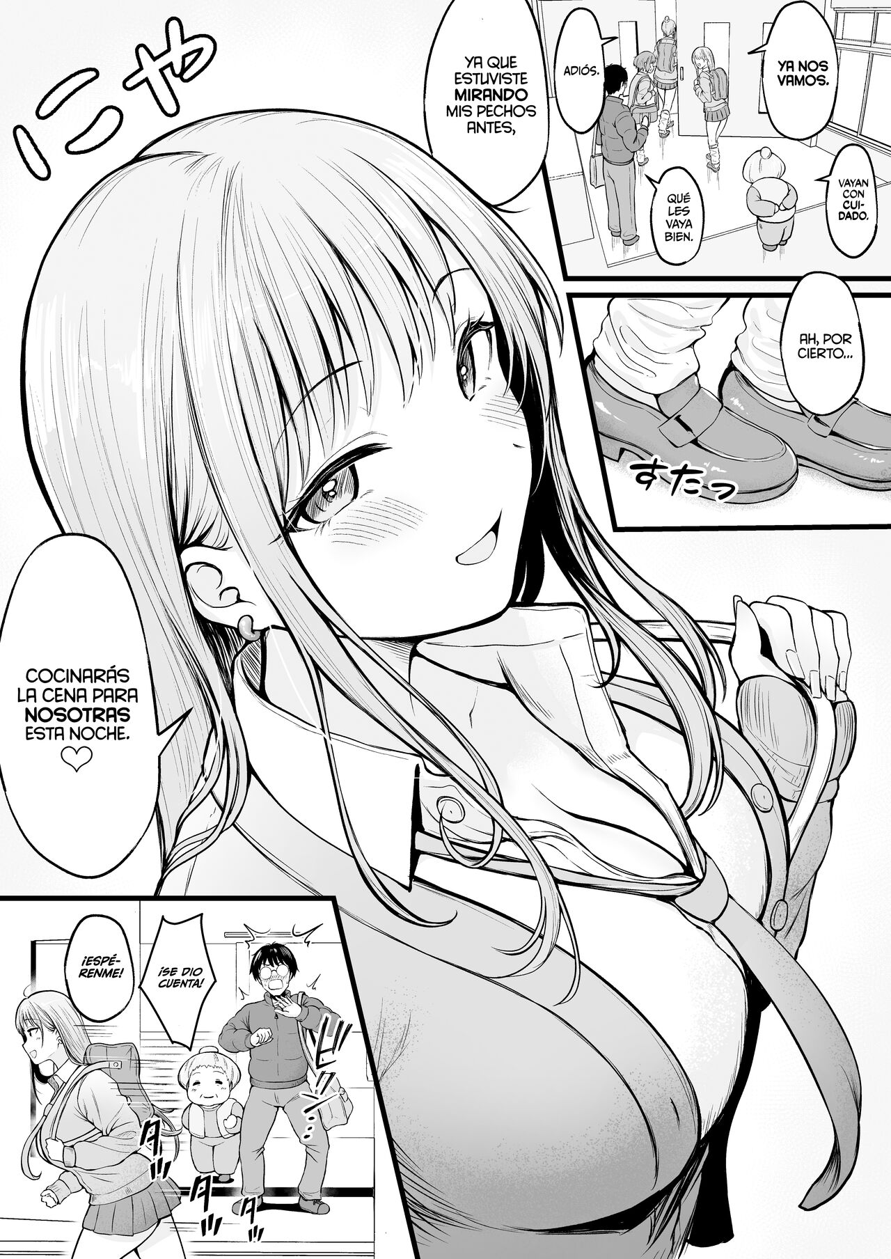 [Nekomimi to Kuro Mask (cielo)] Joshiryou Kanrinin no Boku wa Gal Ryousei ni Furimawasarete masu | Soy el Administrador del Dormitorio de Chicas, Siendo Manipulado por las Chicas que Viven Ahí. [Spanish] [EromegameTT y NTINFS] Bildnummer 6