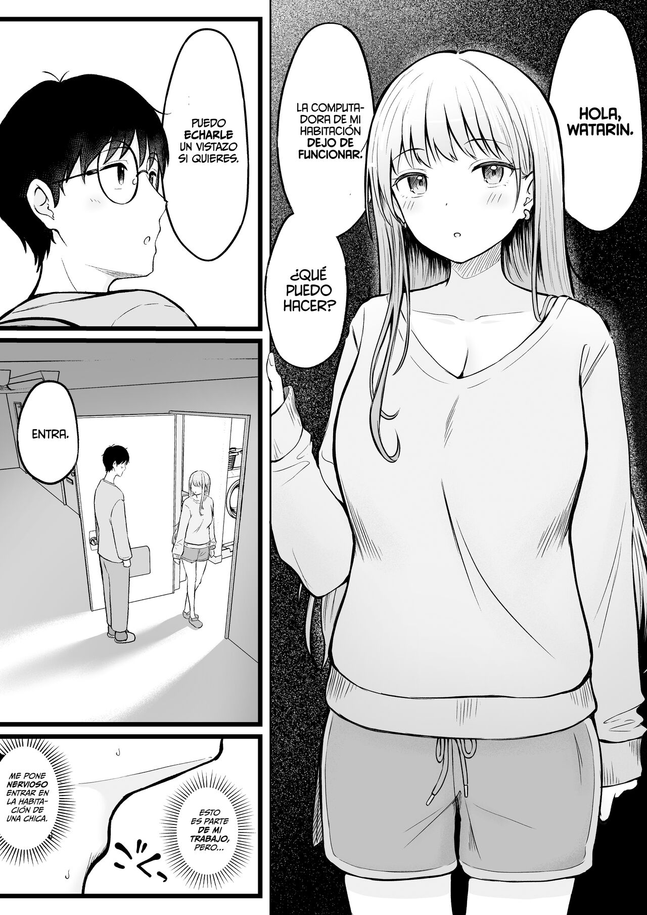 [Nekomimi to Kuro Mask (cielo)] Joshiryou Kanrinin no Boku wa Gal Ryousei ni Furimawasarete masu | Soy el Administrador del Dormitorio de Chicas, Siendo Manipulado por las Chicas que Viven Ahí. [Spanish] [EromegameTT y NTINFS] Bildnummer 12