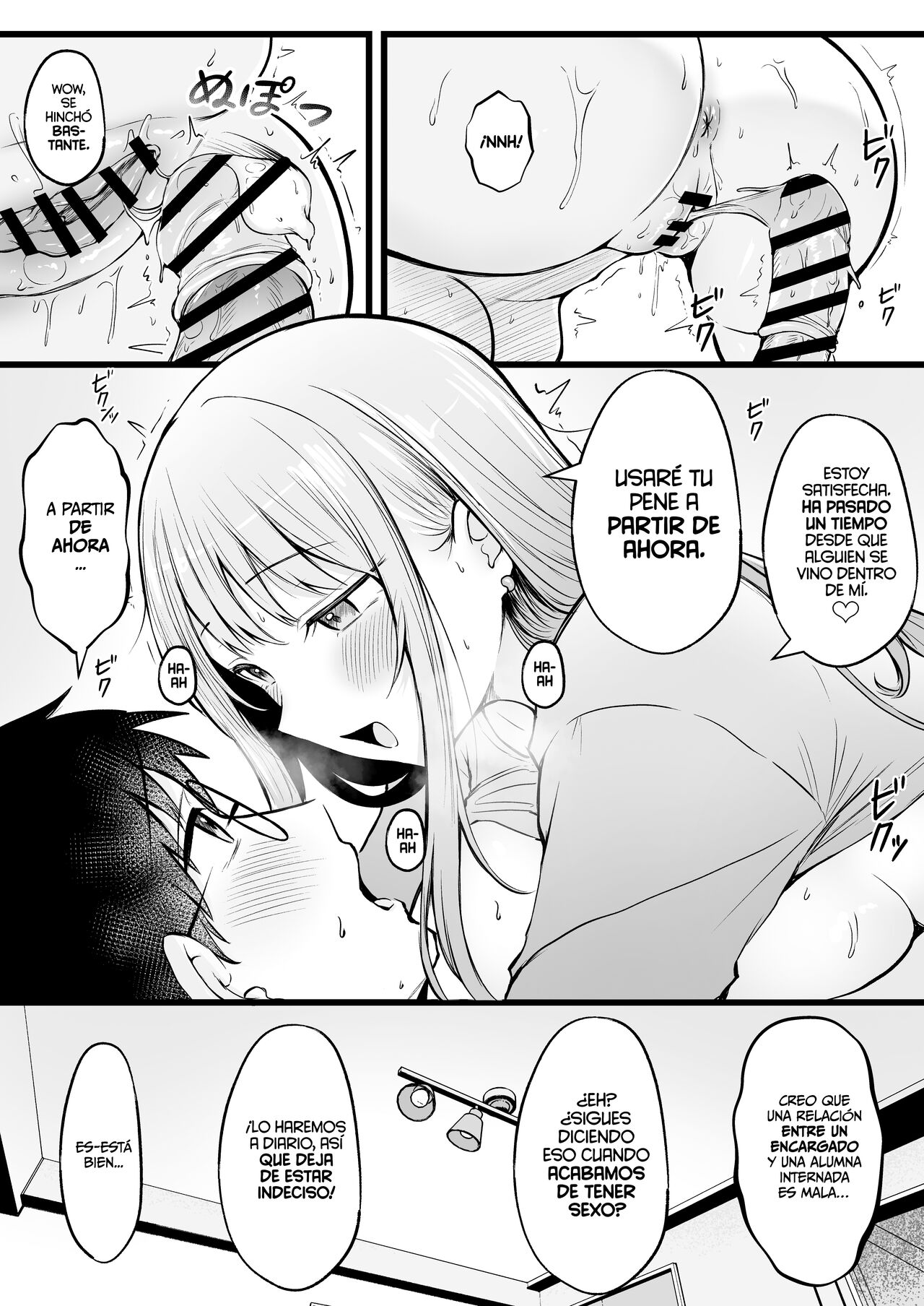 [Nekomimi to Kuro Mask (cielo)] Joshiryou Kanrinin no Boku wa Gal Ryousei ni Furimawasarete masu | Soy el Administrador del Dormitorio de Chicas, Siendo Manipulado por las Chicas que Viven Ahí. [Spanish] [EromegameTT y NTINFS] Bildnummer 28
