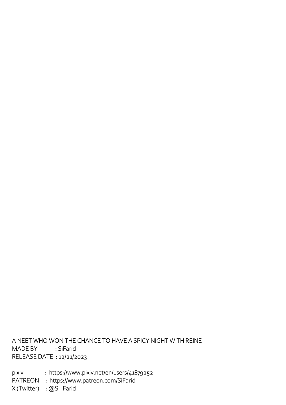 [SiFarid] A NEET WHO WON THE CHANCE TO HAVE A SPICY NIGHT WITH REINE (Pavolia Reine) [English] numero di immagine  21