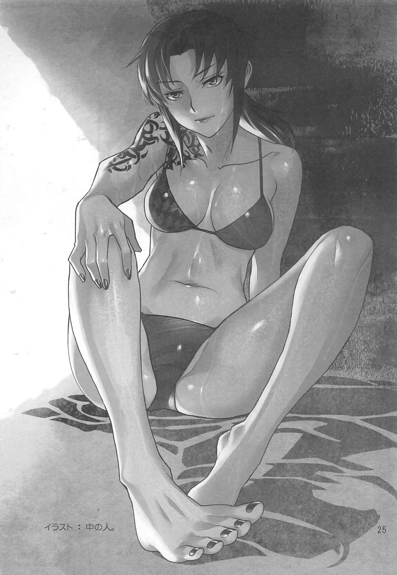 (C96) [AZASUKE WIND (AZASUKE)] Honeoridoku - I can't use my hands (Black Lagoon)[chinese][creepper個人漢化] 画像番号 25