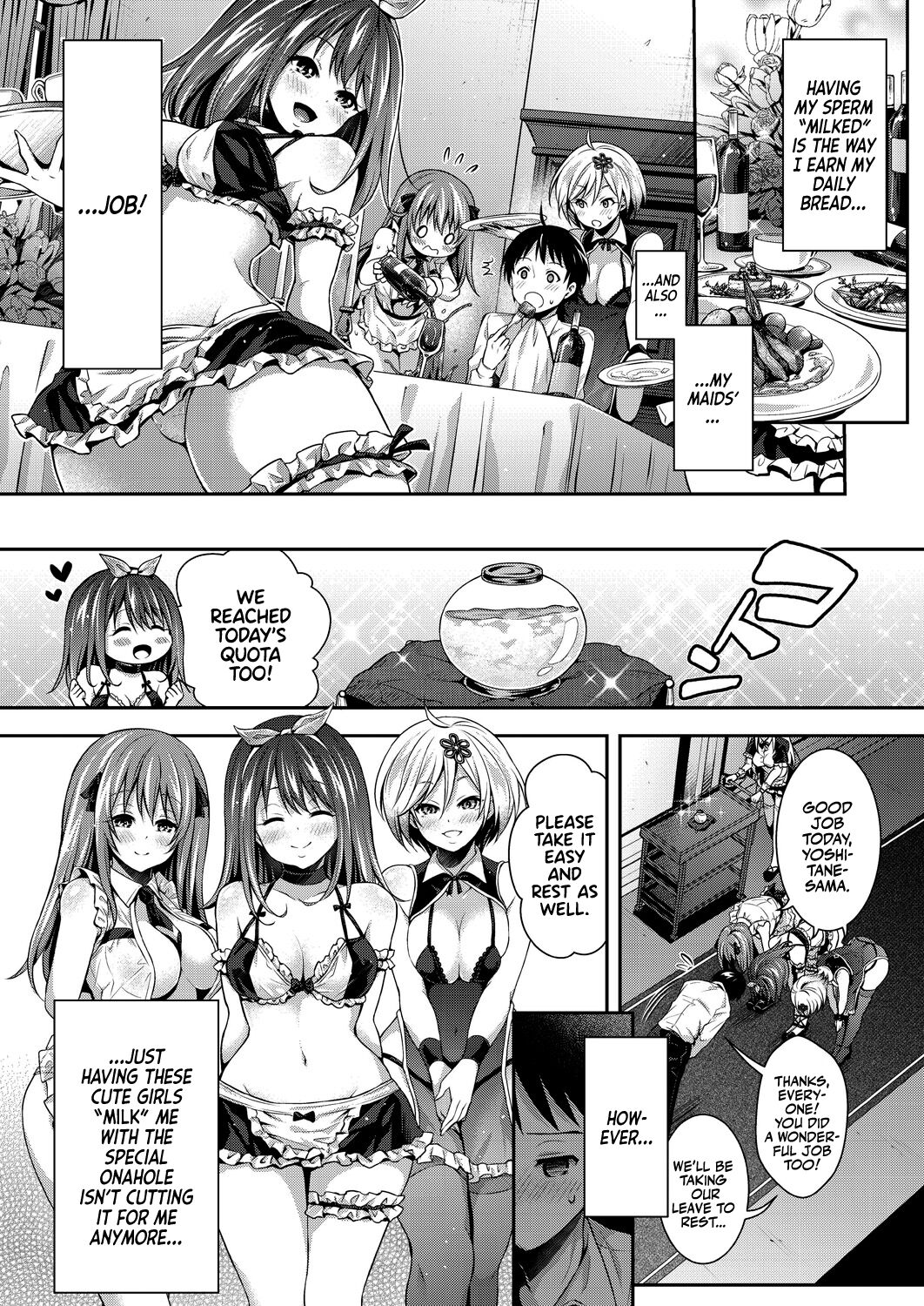 [Hachigo] Harem Maid no Damedame Ecchi | Kinky Sex with My Maid Harem Chapters 01-02 [English] [Team Rabu2] [Decensored] [Digital] numero di immagine  12