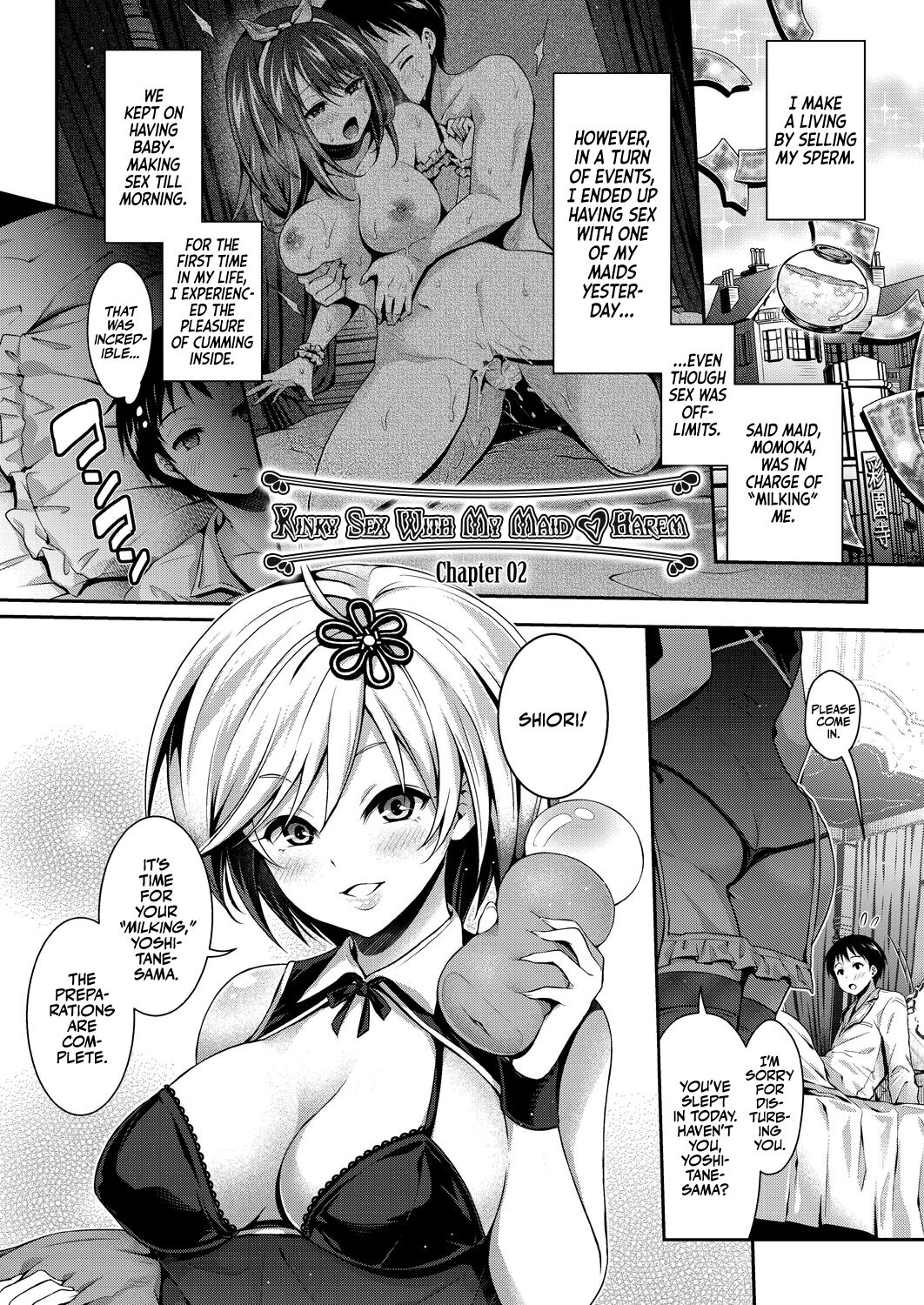 [Hachigo] Harem Maid no Damedame Ecchi | Kinky Sex with My Maid Harem Chapters 01-02 [English] [Team Rabu2] [Decensored] [Digital] numero di immagine  32