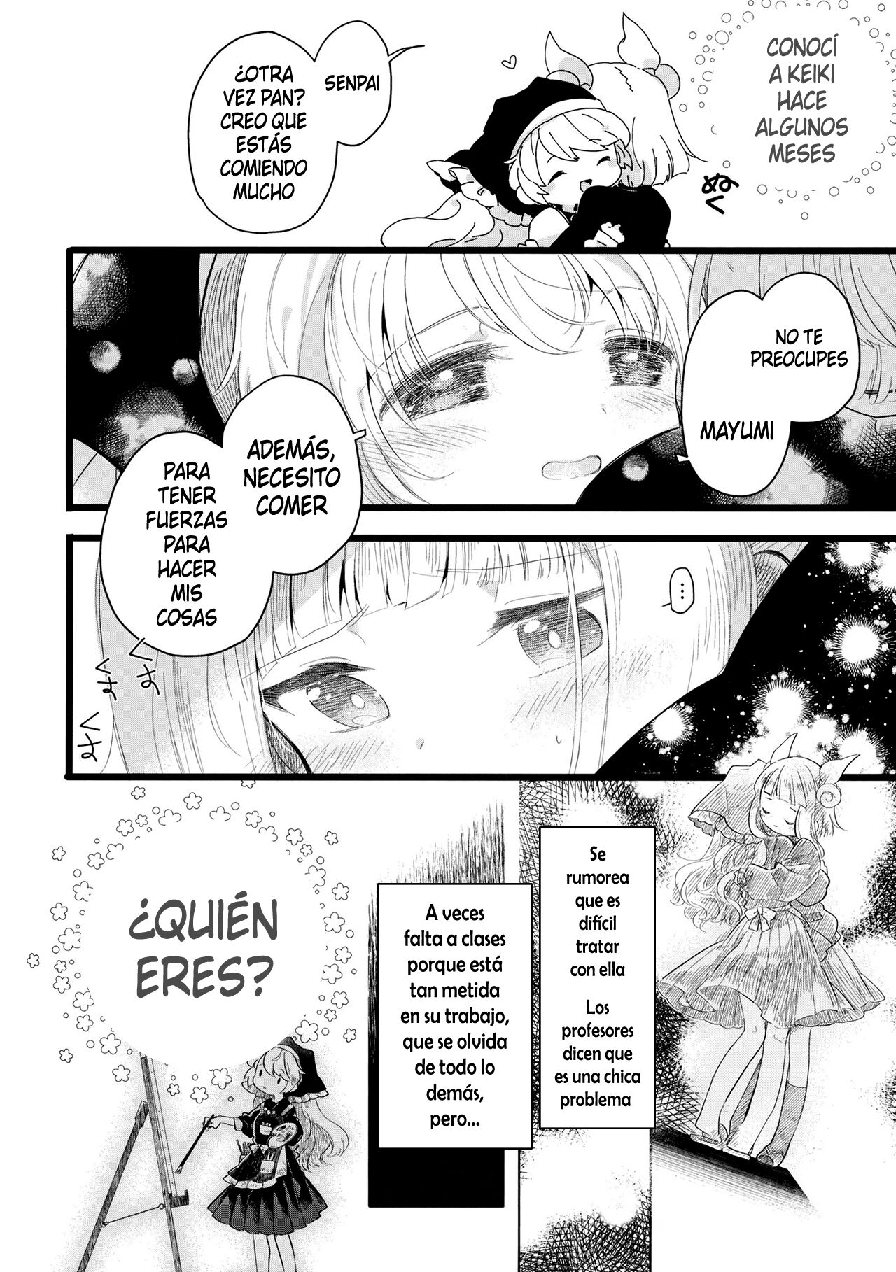 (Reitaisai 18) [Sugomori. (Biyon)] Keiki Senpai to Kouhai Mayumi-chan (Touhou Project) [Spanish] 图片编号 5