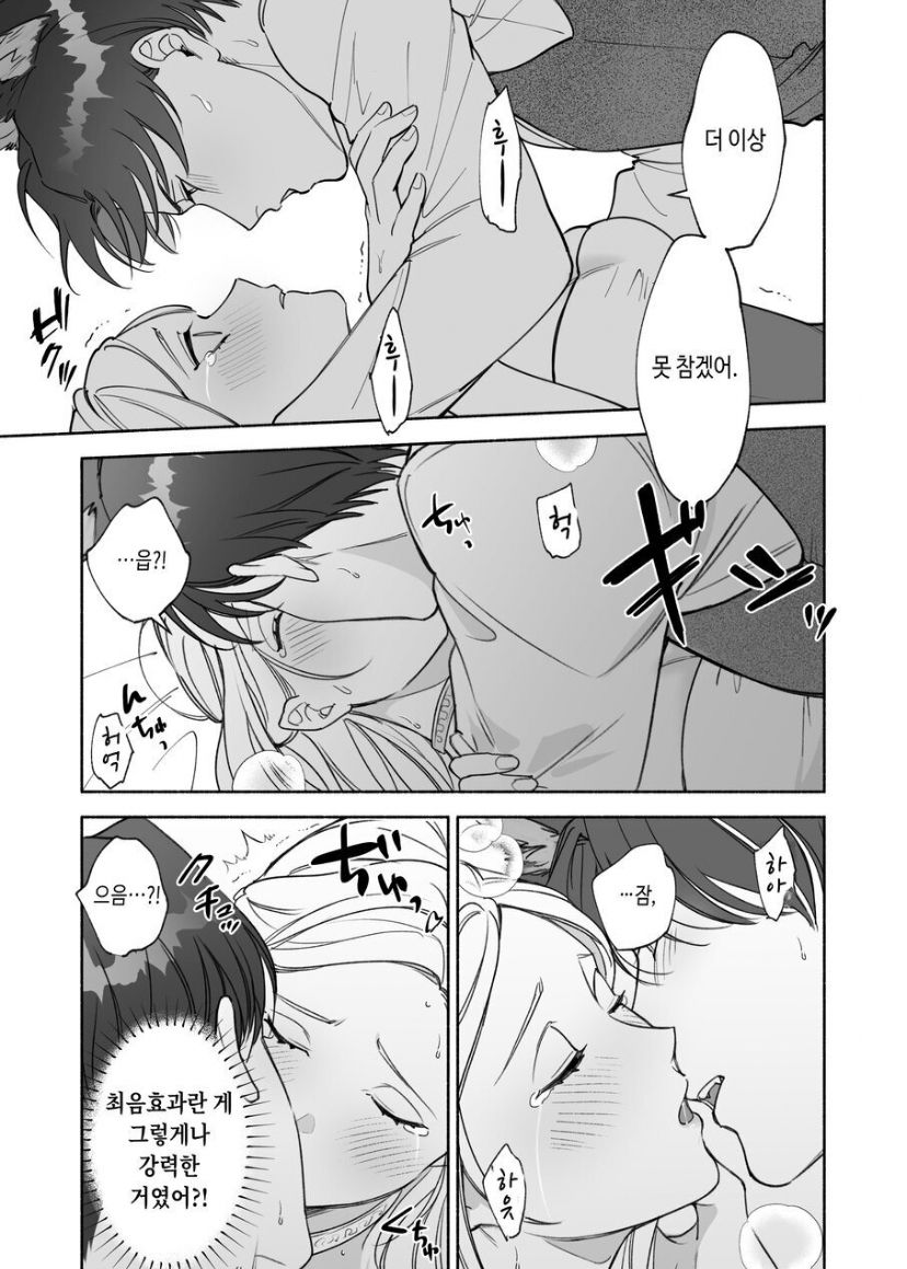 [pota] Henachoko Kyuuketsuki wa Ookami Kishi no Chi ga Hoshii | Greenhorn Vampiress wants the Wolven Knight's Blood [Digital] [korean] imagen número 25