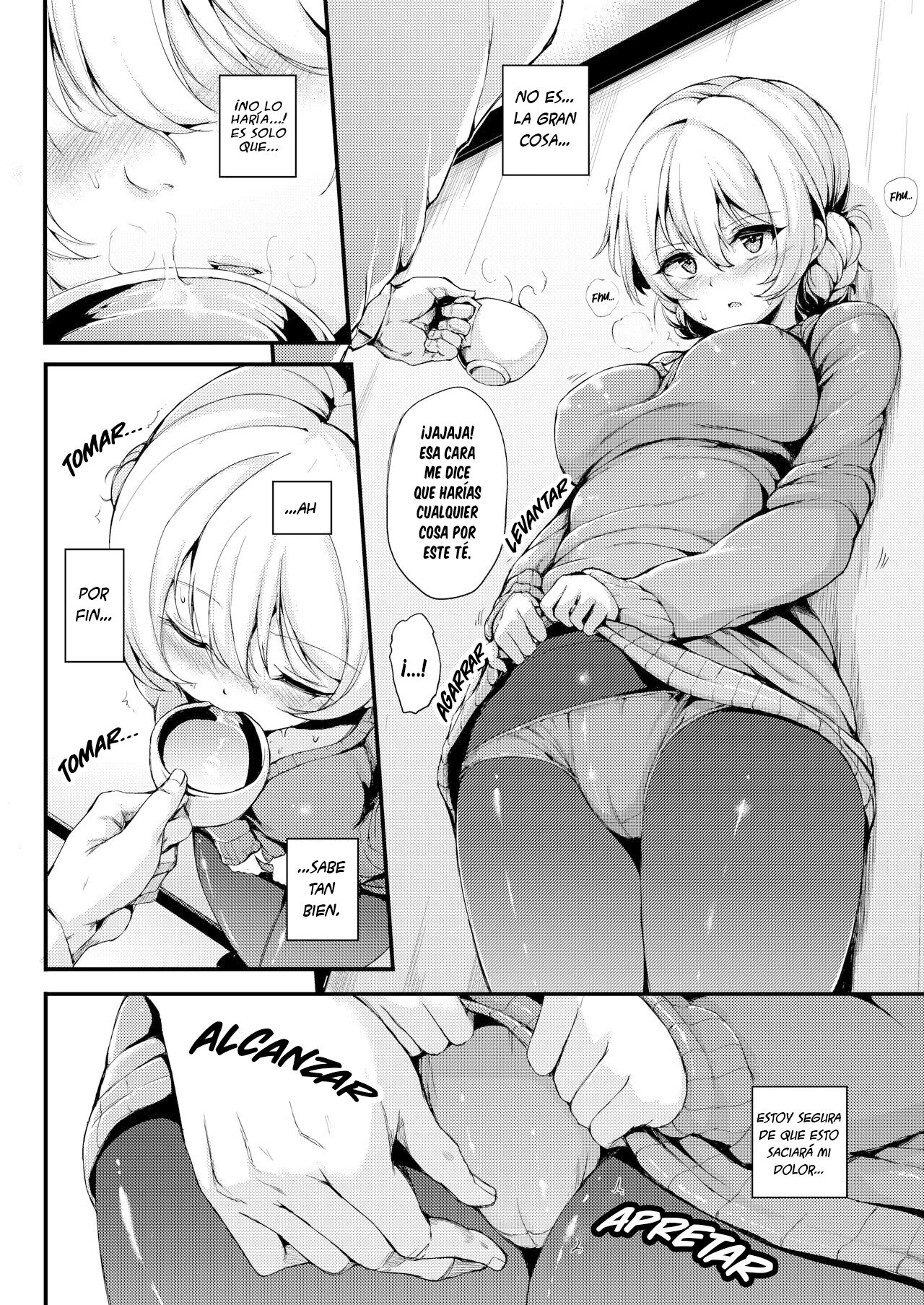 [Kyockchokyock (Kyockcho)] Kairaku Koucha Izonshou | Dependencia al Té del Placer  (Girls und Panzer) [Spanish] [NekoCreme] [Decensored] [Digital] 画像番号 9