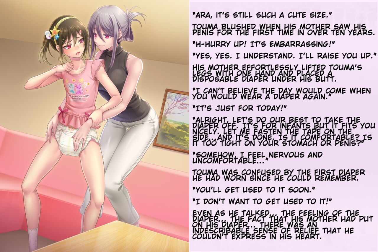 [Chijoku An (Sasanoma Nibi)] Kyousei Taikou Furyou Shounen | Forced regression of a delinquent boy [English] image number 32