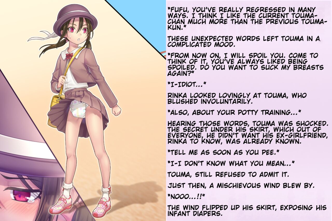 [Chijoku An (Sasanoma Nibi)] Kyousei Taikou Furyou Shounen | Forced regression of a delinquent boy [English] image number 48