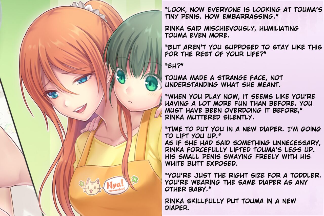 [Chijoku An (Sasanoma Nibi)] Kyousei Taikou Furyou Shounen | Forced regression of a delinquent boy [English] image number 58