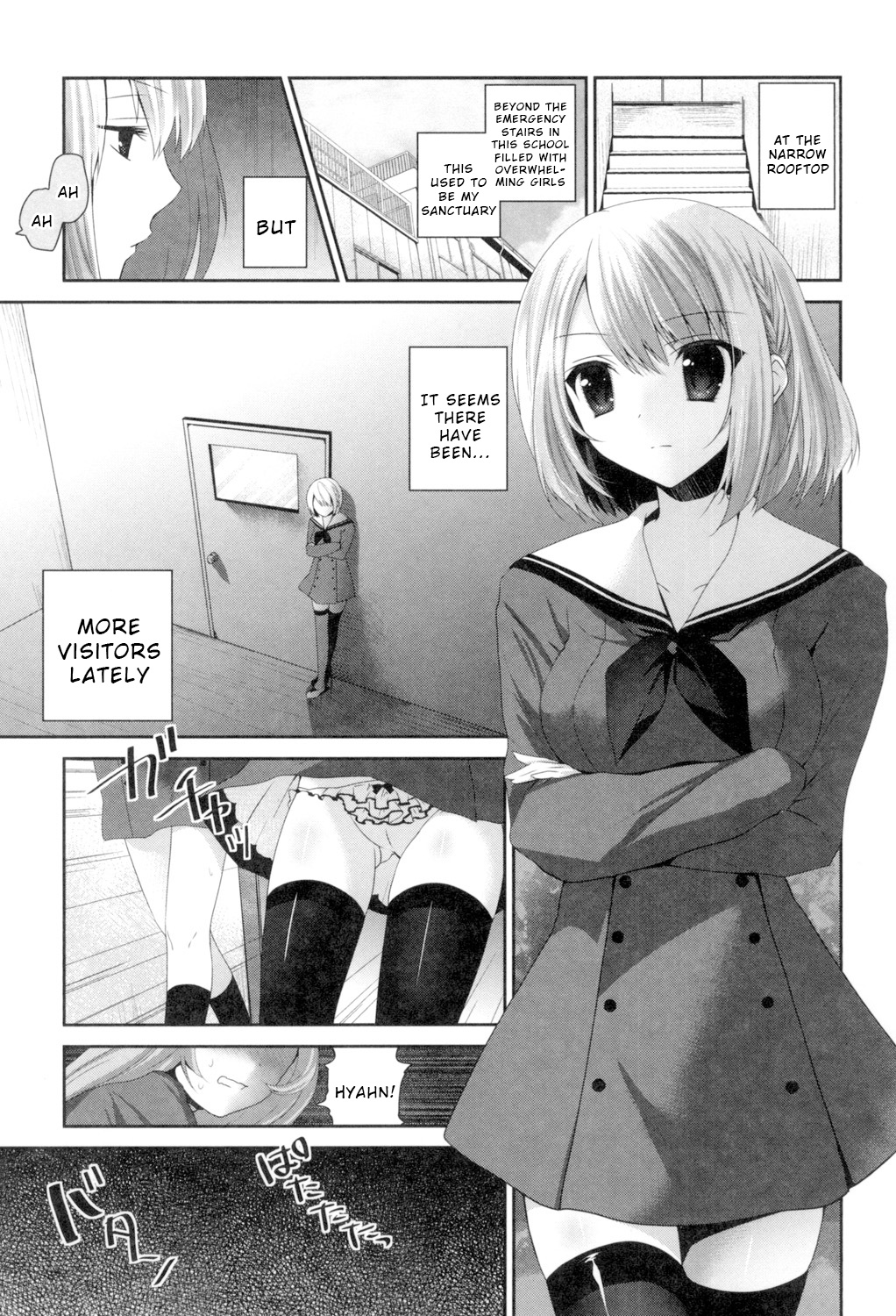 [Amanagi Seiji] Uso o Tabanete Syukufuku o  (Yuri Iro no Hibi) [English] [Wrecking Army] [Digital] image number 1