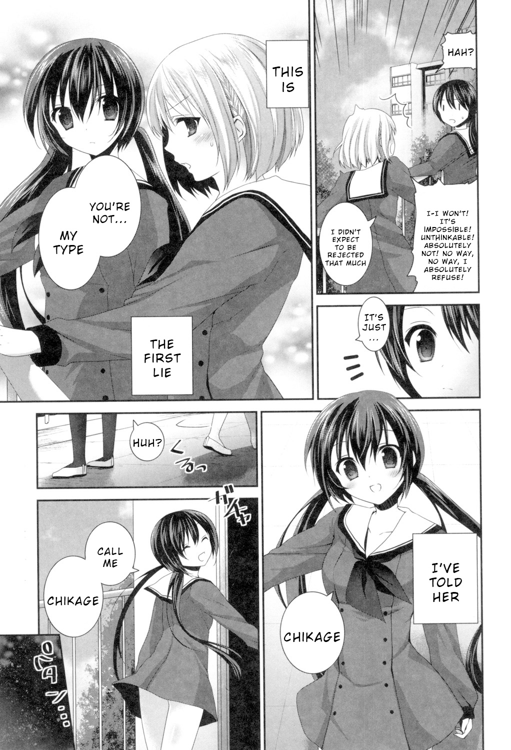 [Amanagi Seiji] Uso o Tabanete Syukufuku o  (Yuri Iro no Hibi) [English] [Wrecking Army] [Digital] image number 5
