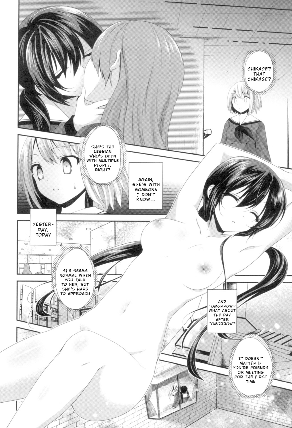 [Amanagi Seiji] Uso o Tabanete Syukufuku o  (Yuri Iro no Hibi) [English] [Wrecking Army] [Digital] image number 6