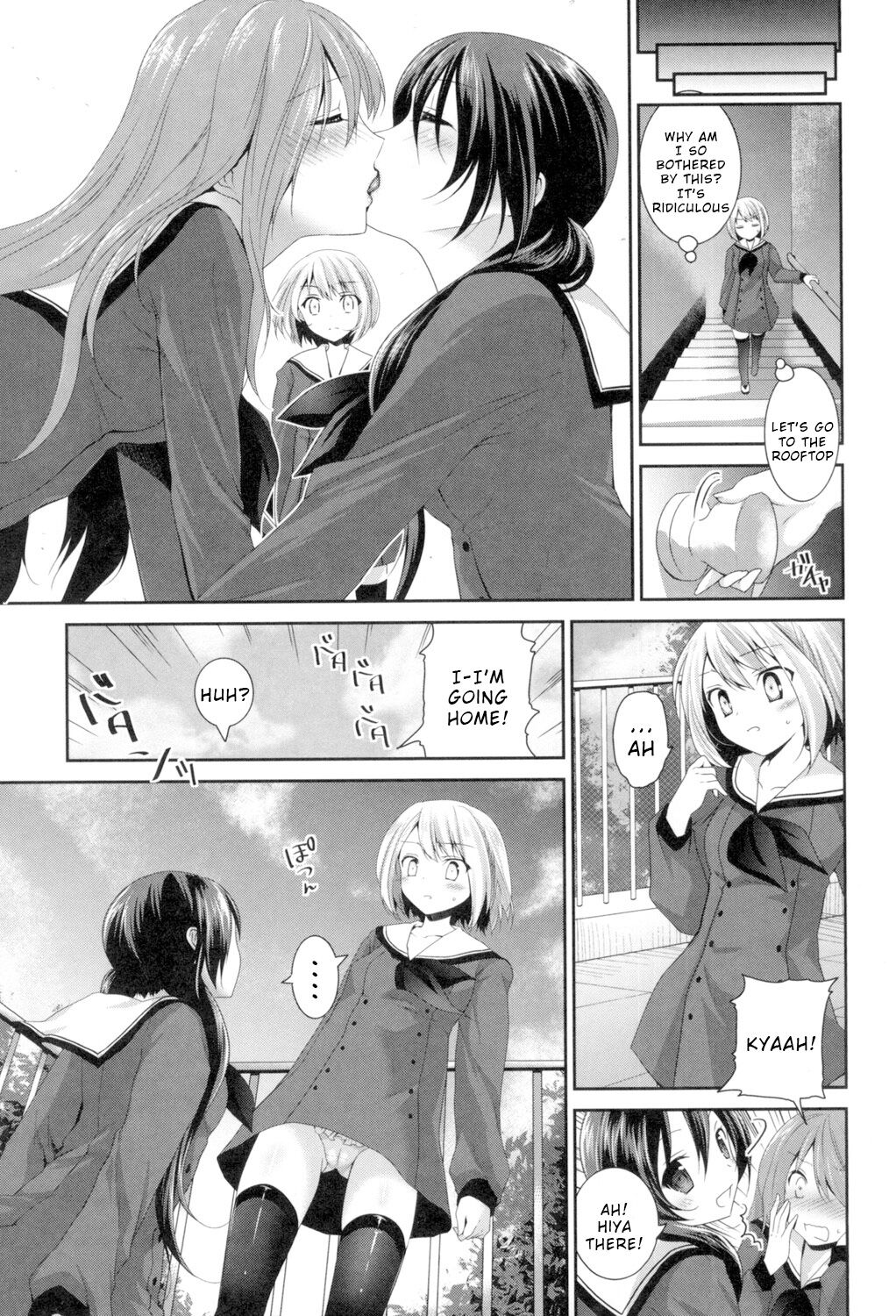 [Amanagi Seiji] Uso o Tabanete Syukufuku o  (Yuri Iro no Hibi) [English] [Wrecking Army] [Digital] image number 7