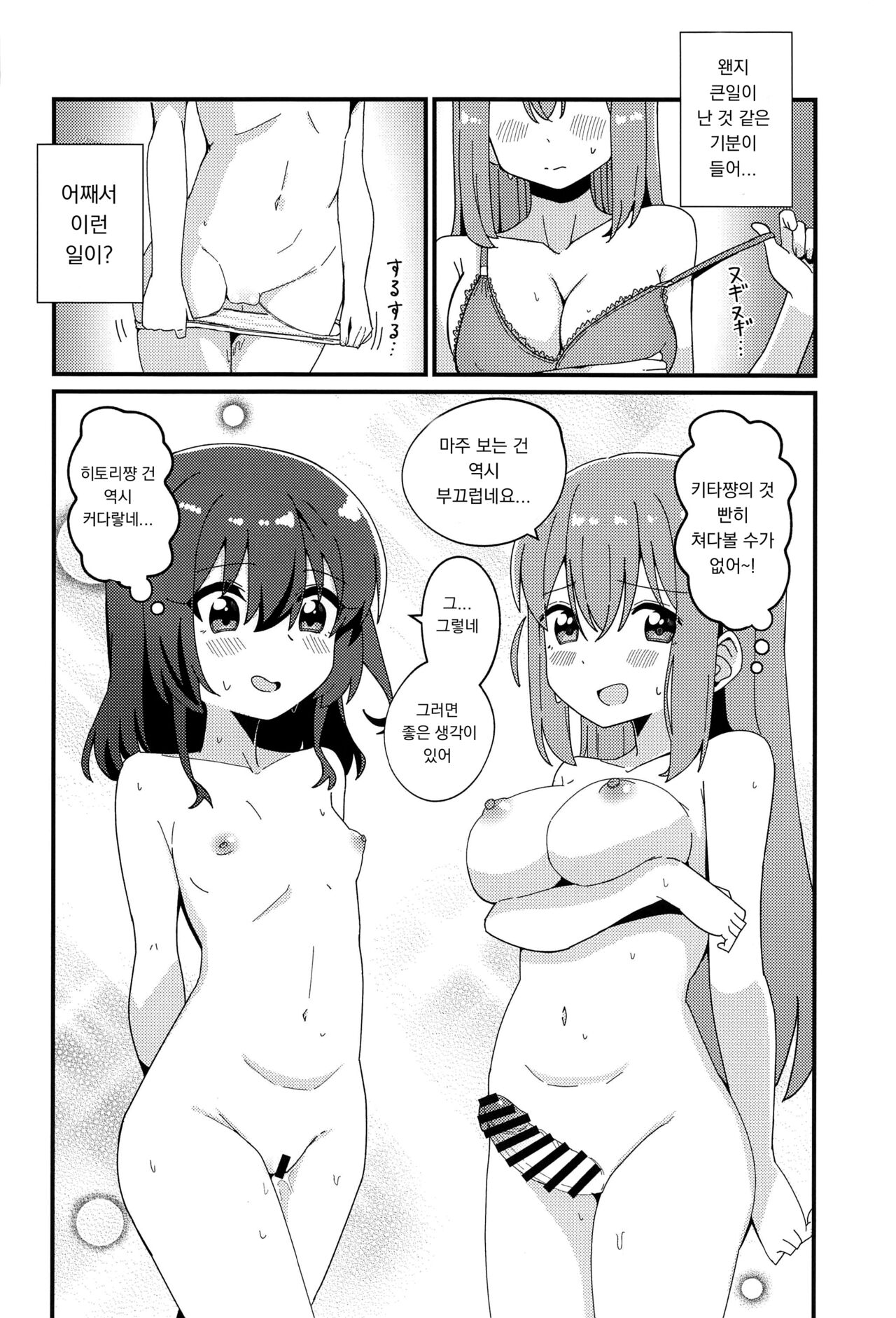 (Kessoku Rock! 3) [Flower Classe (Yonaka Ao)] Hitori-chan to Futarikiri | 히토리 쨩과 단둘이서만 (Bocchi the Rock!) [Korean] image number 11