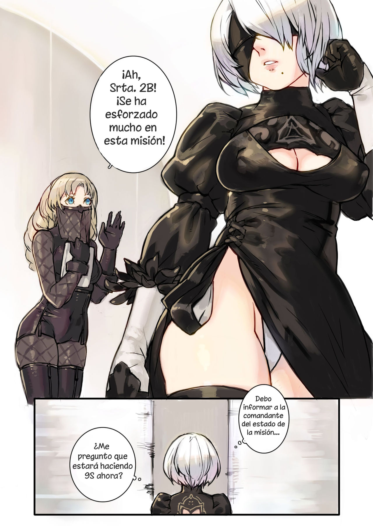 [Aoin no Junreibi (Aoin)] 9S2B (NieR:Automata) [Spanish] (Solarismaximum) [Digital] 이미지 번호 4