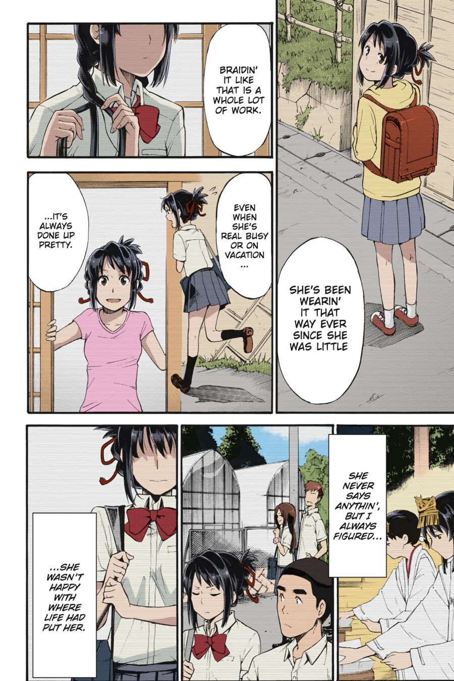 Kimi no Na wa. Another Side: Earthbound [Ugeppa] (Colorized by mikakucoloring) imagen número 28