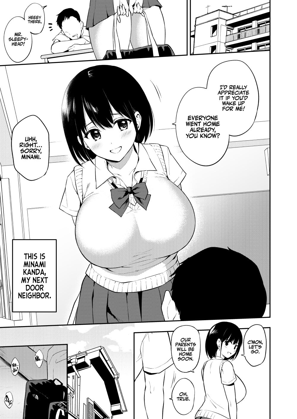 [Kakuzatou (Yue)] Bakunyuu Osananajimi ga Mainichi Paizuri shite kureru Nichijou | Everyday Life with a Busty Childhood Friend Who Gives Daily Titjobs (Paizuri Ero Goudoshi "Zurifes") [English] [korafu] [Digital] imagen número 2