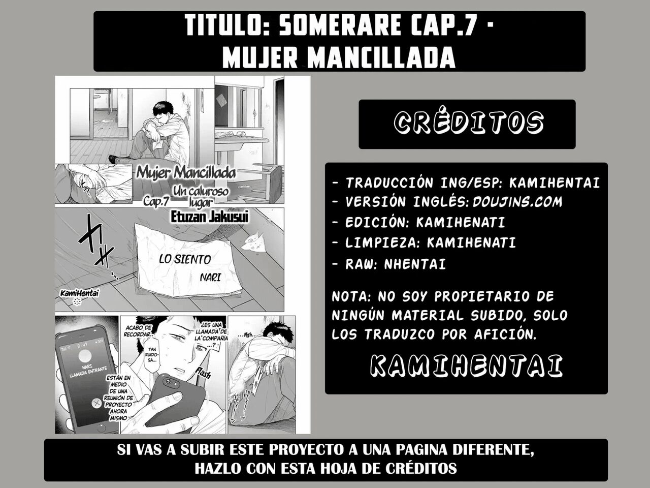 [Etuzan Jakusui] Somerare Ch. 7-8 [Spanish] [Kamihentai] [Digital] 图片编号 21