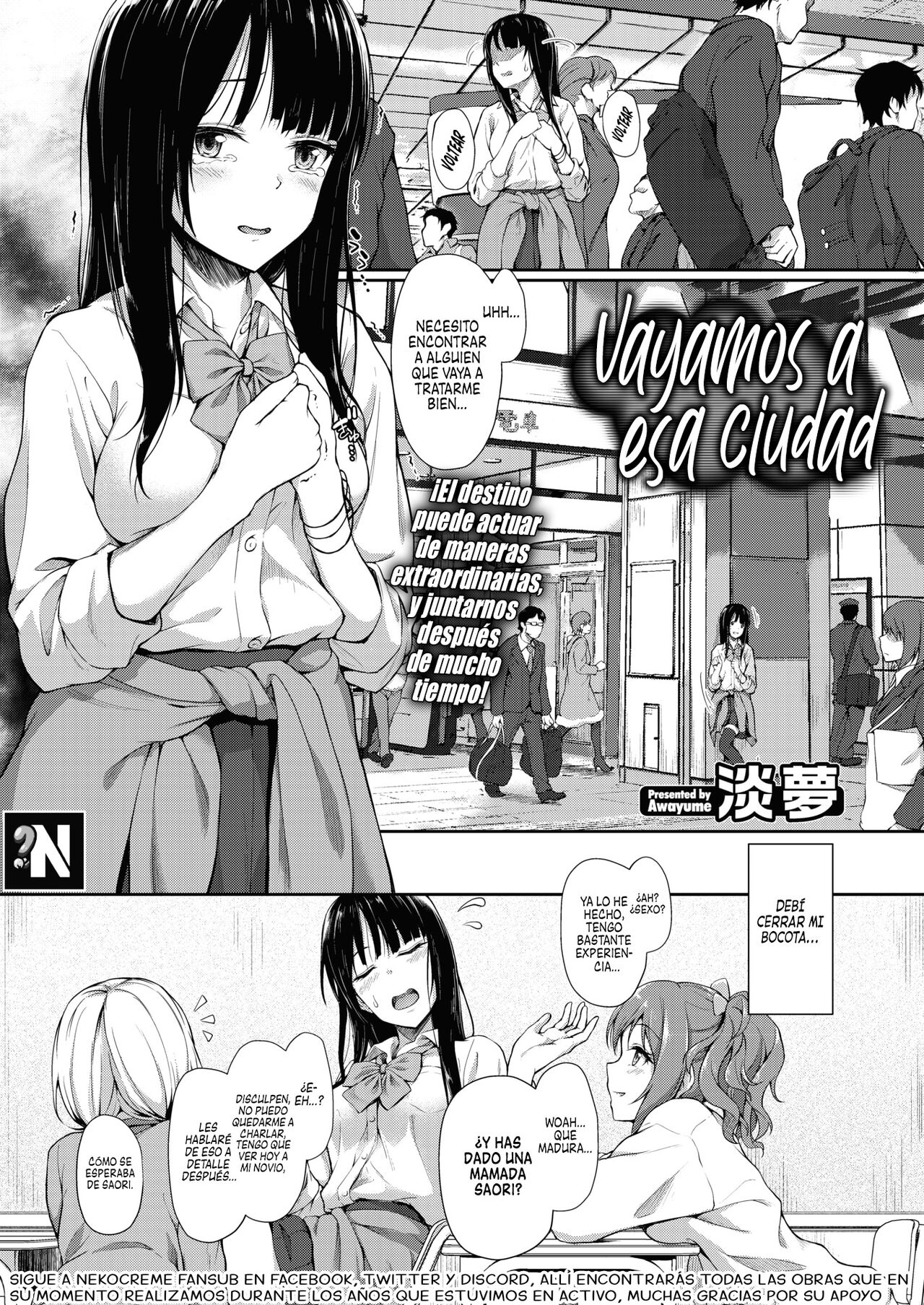 [Awayume] Ano Machi e Ikou | Vayamos a esa Ciudad (COMIC Megastore Alpha 2017-05) [Spanish] [NekoCreme] [Digital] numero di immagine  1