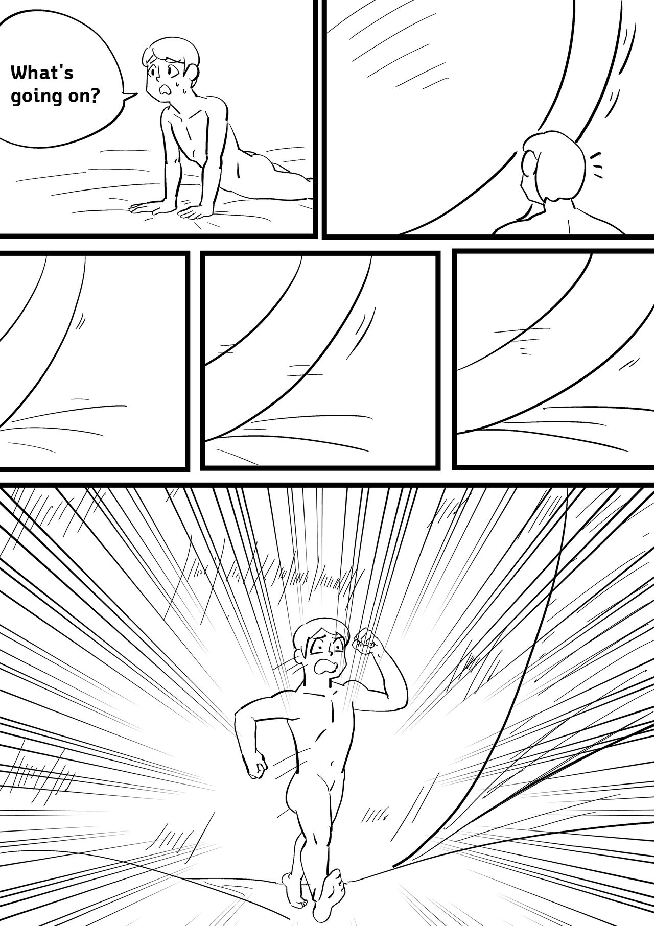 Exploration of the mother's uterus (1-7){by inside} image number 37