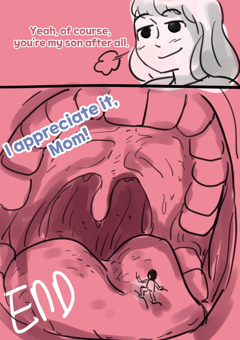 Exploration of the mother's uterus (1-7){by inside} image number 90