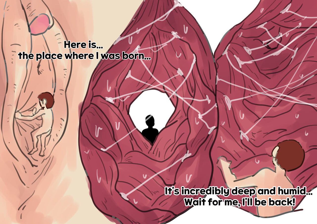 Exploration of the mother's uterus (1-7){by inside} image number 96