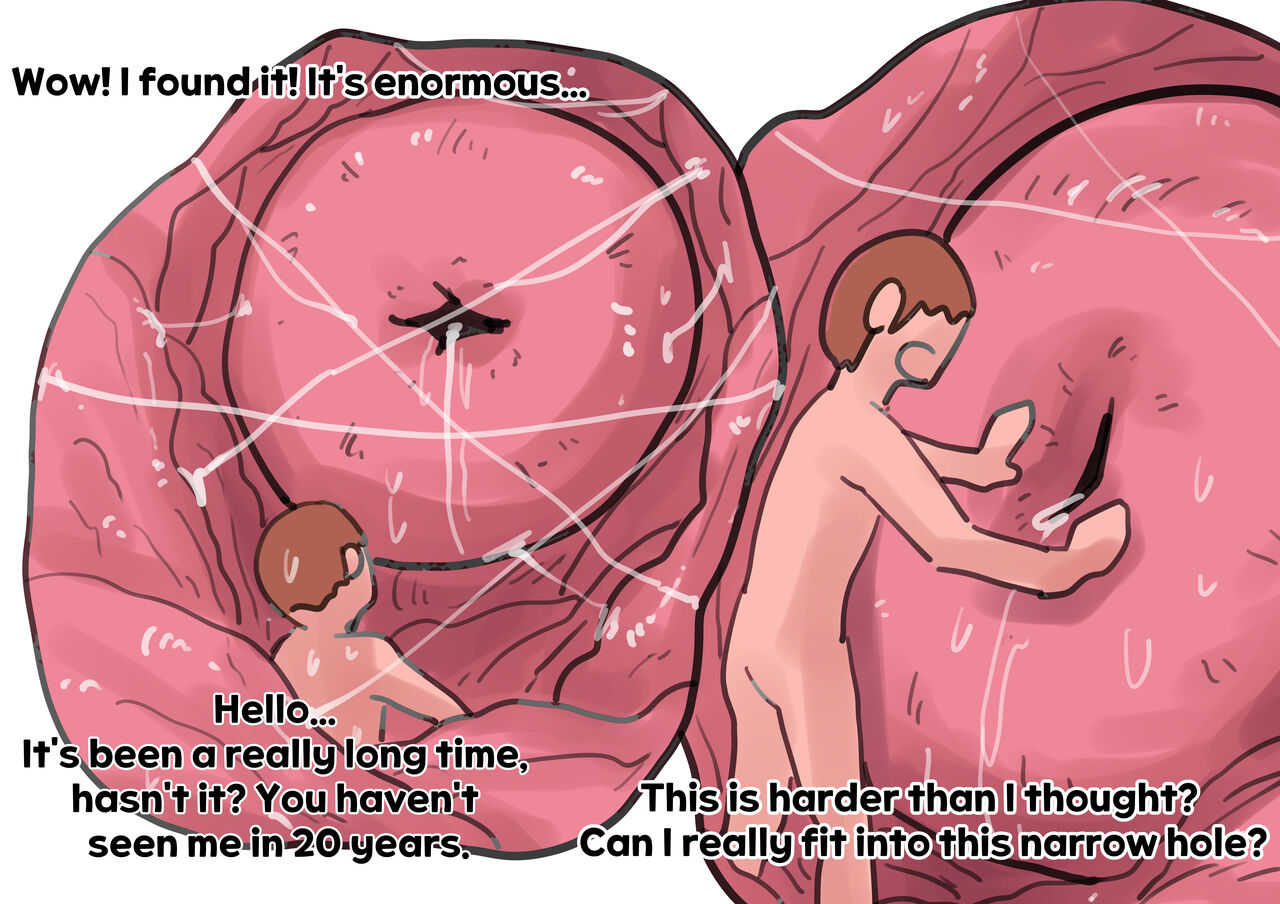 Exploration of the mother's uterus (1-7){by inside} image number 103