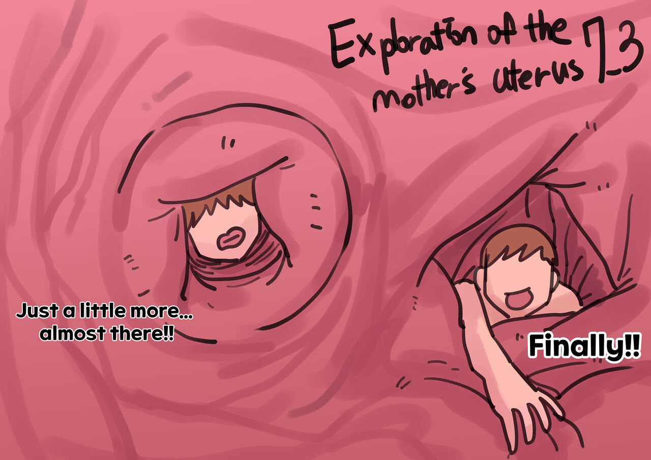 Exploration of the mother's uterus (1-7){by inside} image number 109