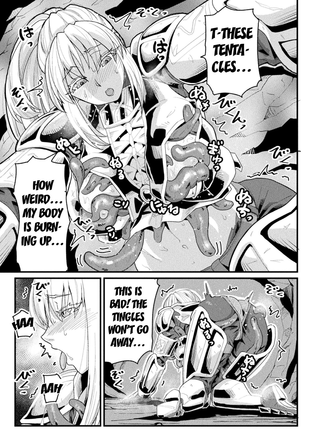 [Sorahati Midoro] Shokushu ni Ochiru  Onna Kishi  Kairaku no Harami  | The Female Knight Who Succumbs to Tentacles the Pleasure of Impregnation  (2D Comic Magazine Noroi no Soubi de Ryoujoku Zecchou! Vol. 2) [English] [Kuraudo] [Digital] numero di immagine  7