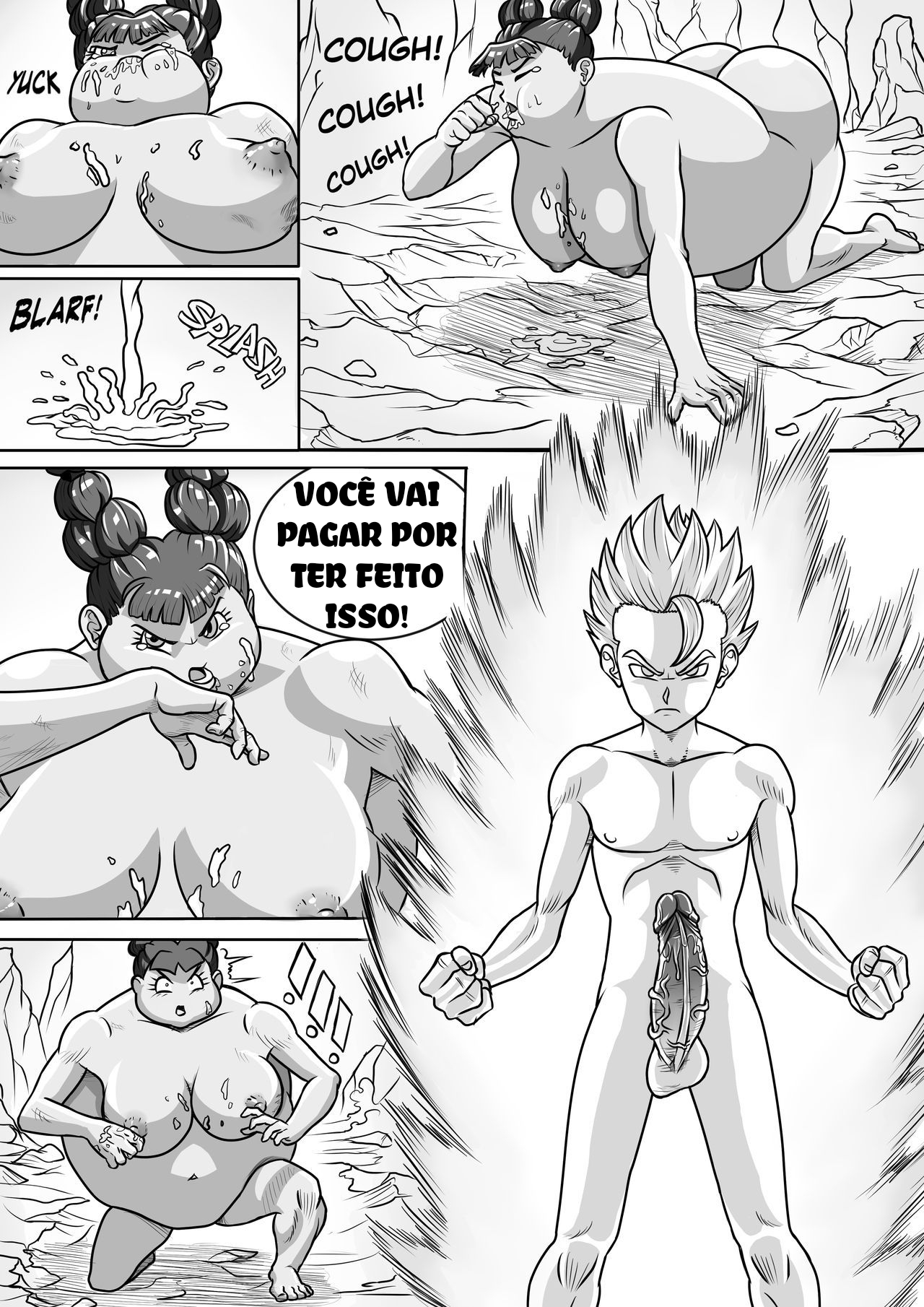 Monna x Cabba (Dragon Ball Super) image number 5