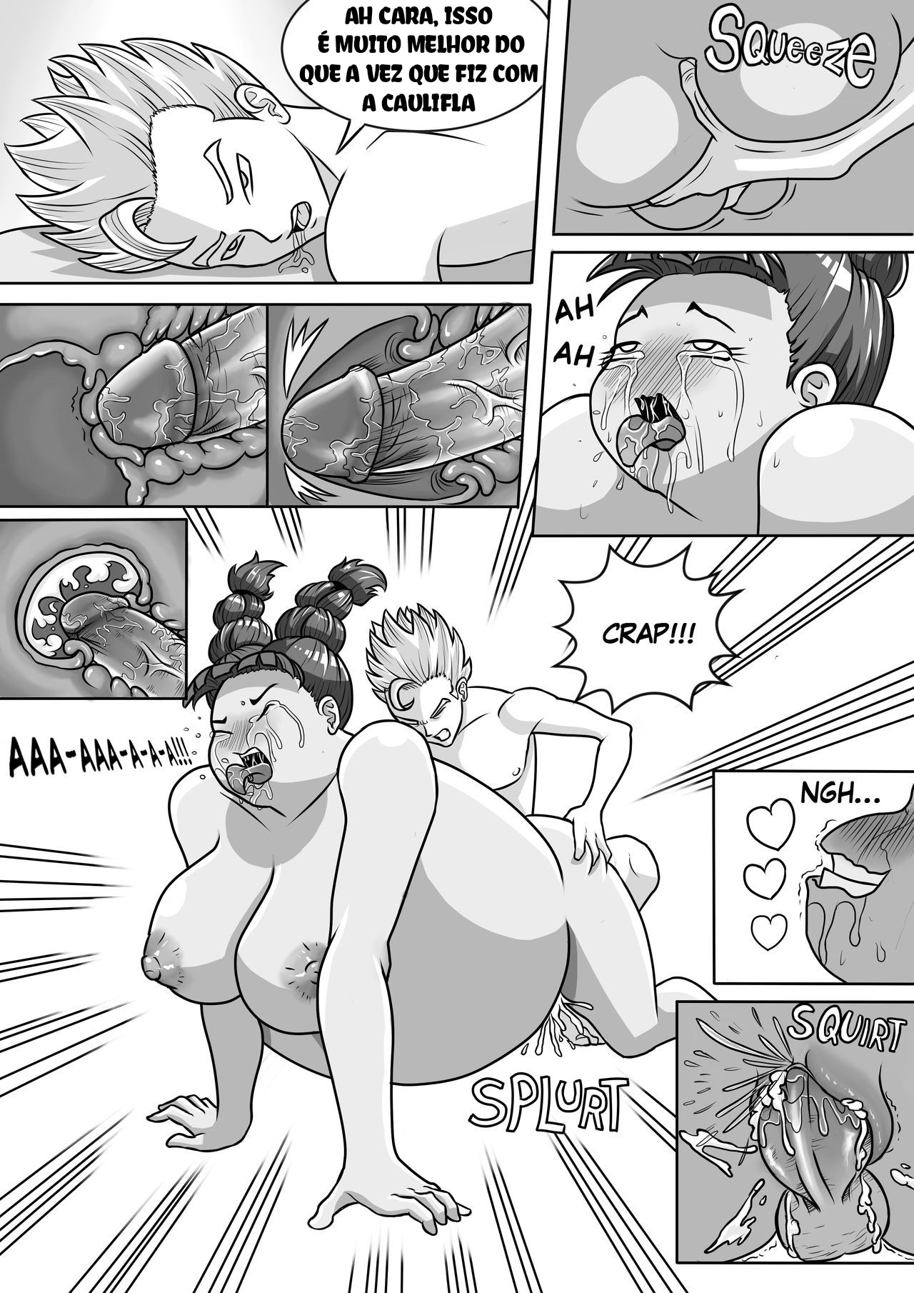 Monna x Cabba (Dragon Ball Super) image number 7