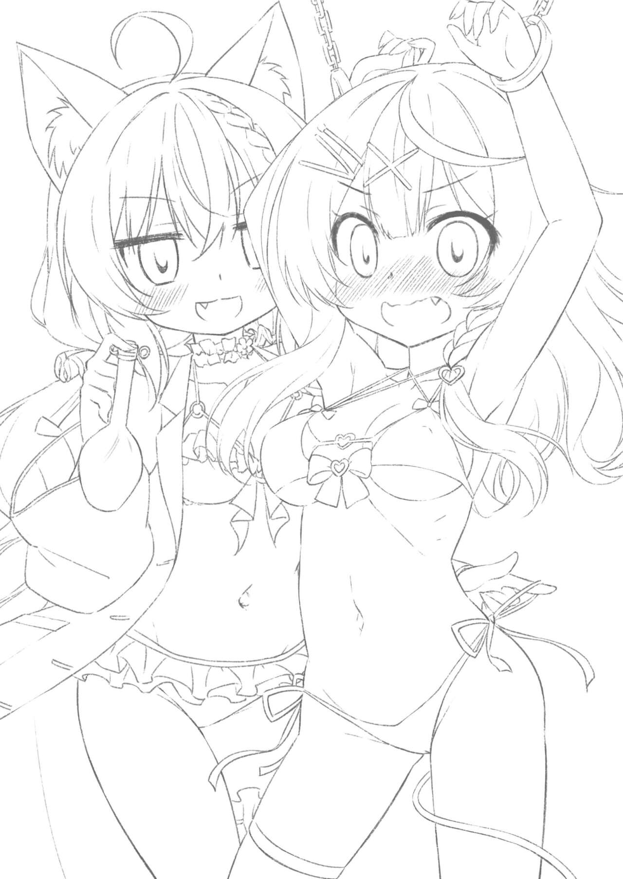 [Saihate Kukan (Hino Hino)] KoyoChloe Jikken Shitsu (Sakamata Chloe, Hakui Koyori) [Digital] 图片编号 4