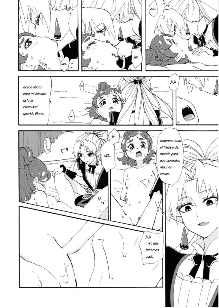 (Rainbow Flavor 13) [Yukirinrin! (Oyu)] Princess no Shitsukekata | El entrenamiento dela princesa (Go! Princess PreCure)  [Spanish] [Scan Jheili] numero di immagine  7