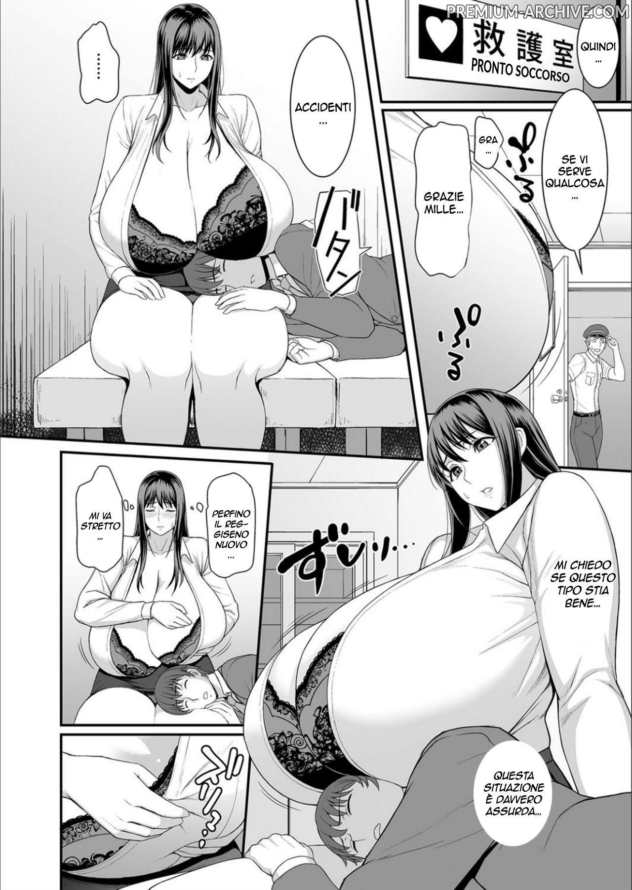 [Kuroharuto] Tsuukin π’s Rush | La Sciagura di Avere delle Tette Enormi (COMIC Magnum Vol. 132) [Italian] 图片编号 7