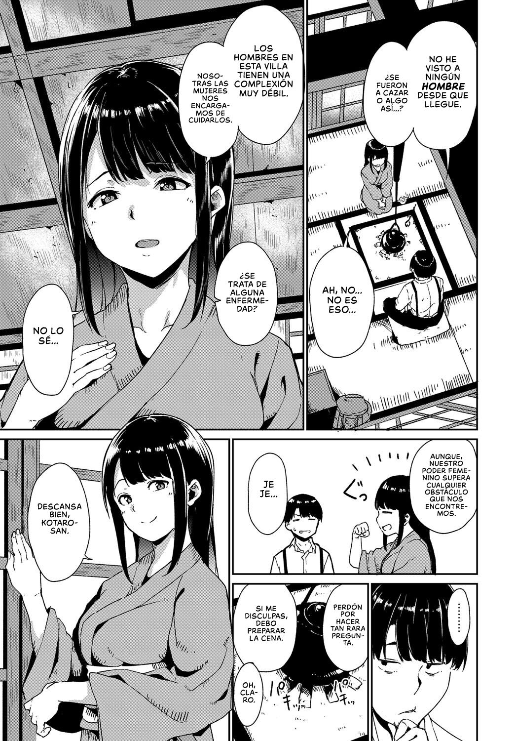 [Alp] Yamitsuki Mura Daiichiya | La Aldea Oscura Noche 1+2+3 (COMIC Anthurium 2019-04) [Spanish] [NekoCreme] [Digital] imagen número 5